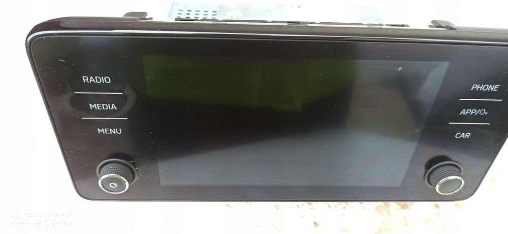 SCALA KAMIQ WYŚWIETLACZ RADIO MIB3 654035869F - 5