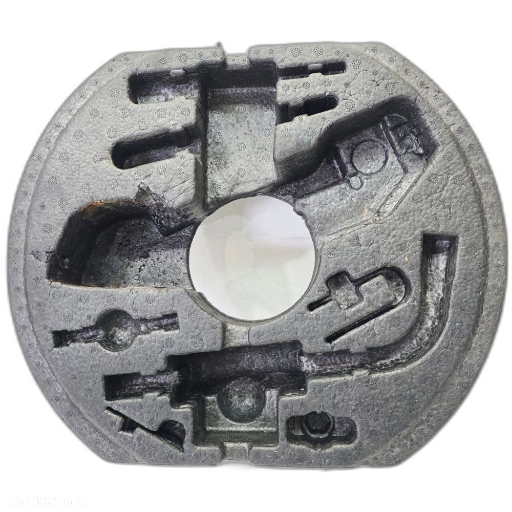 STYROPIAN WKŁAD KOŁA ZAPASOWEGO AUDI VOLKSWAGEN SEAT SKODA 1K0012115F R16 - 1