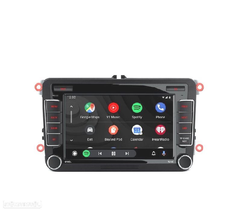 AUTO RÁDIO GPS ANDROID 14 VOLKSWAGEN VW PARA SKODA SEAT - 6