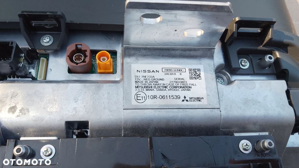 NISSAN QASHQAI J12 RADIO NAWIGACJA WYŚWIETLACZ NISSAN QASHQAI J12 RADIO NAWIGACJA WYŚWIETLACZ 28090-6RN0C CENA ZA 1 SZT - 13