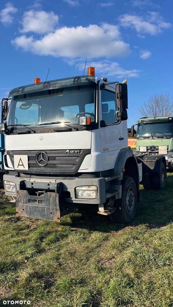 Mercedes-Benz 1828 Axor 4x4 Czołownica 116 tys !!Klima! Rama do zabudowy (Wywrotka Hds Zwyżka Wiertnica) Blokady Mostów Na wał - 1