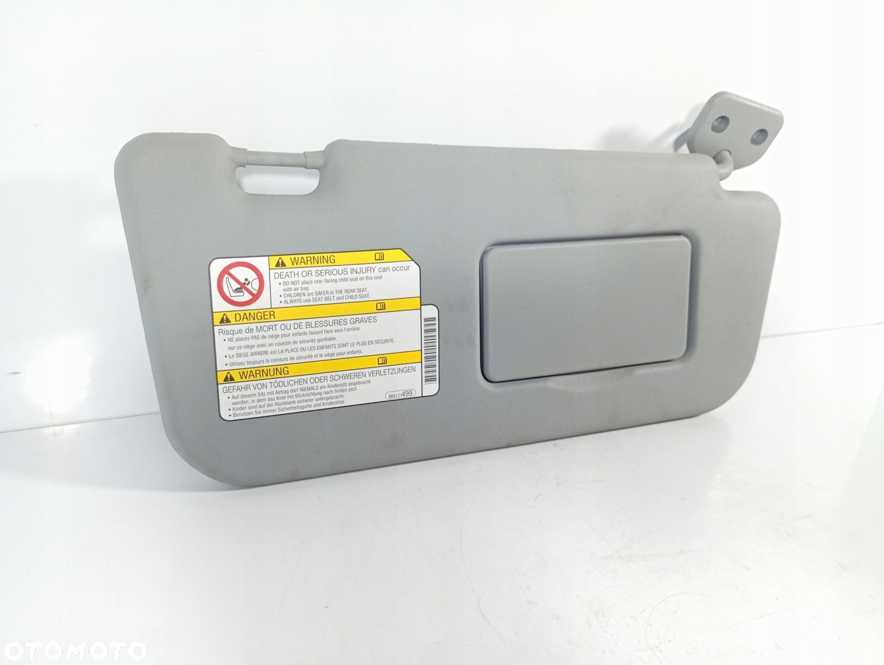 Mitsubishi Colt 6 VI 04-12 OSŁONA PRZECIWSŁONECZNA PRAWA PASAŻERA SŁONECZKO - 3