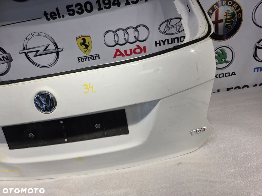 VW GOLF V 5 , VI 6 KOMBI 05-12 KLAPA TYLNA TYLNIA TYŁ BEZ RDZY , NR AUKCJI KL34 - 6