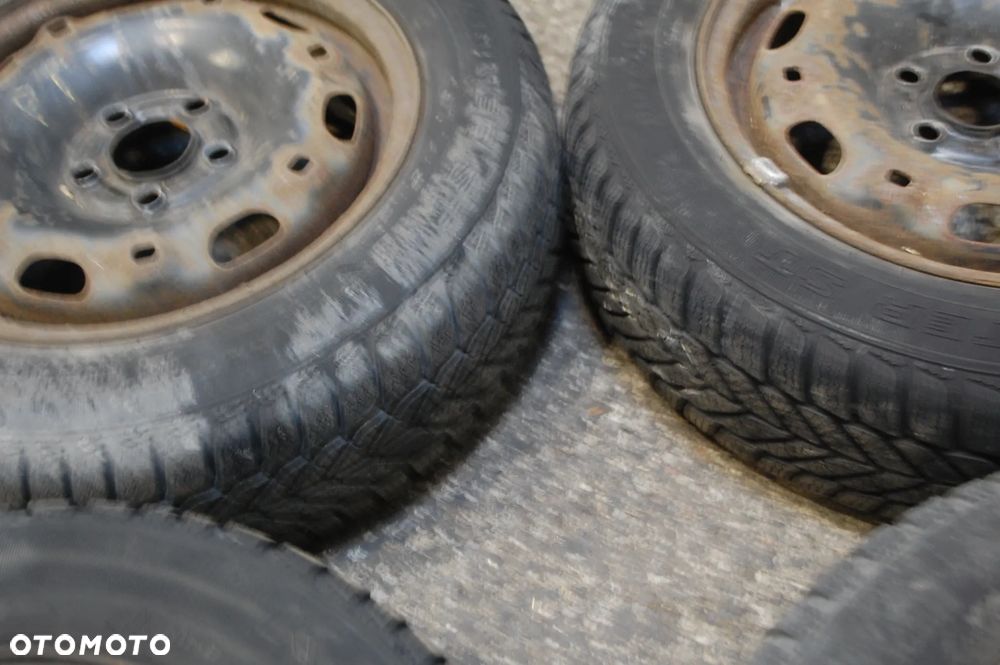 KOŁA FELGI STALOWE + OPONY 165/70R14 ZIMOWE 2016R. KBA43736  ET35 5J VW POLO IV SEAT IBIZA III SKODA AUDI - 7
