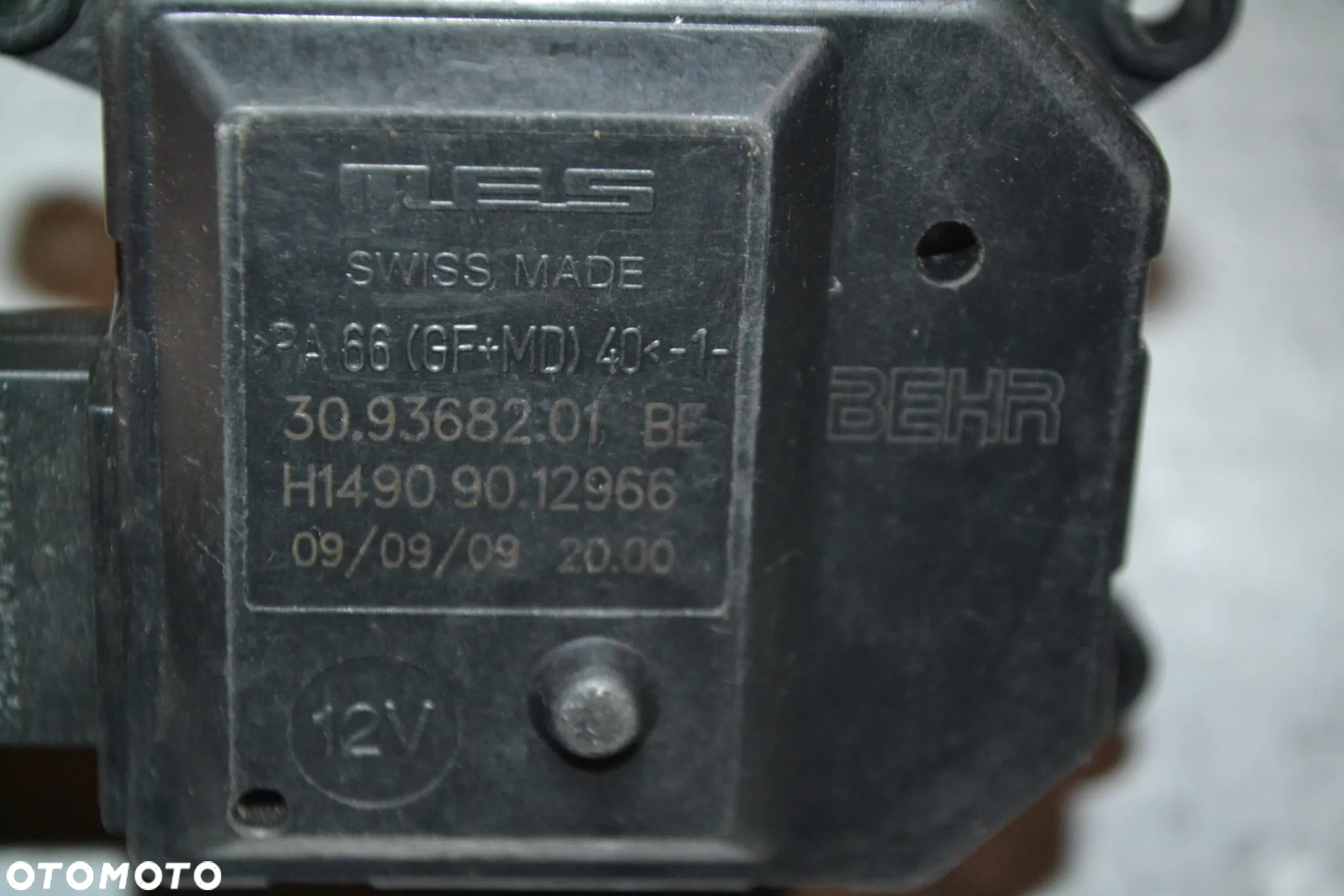 VW POLO 9N SEAT IBIZA AUDI A2 SKODA FABIA SILNICZEK REGULACJI KLAP NAGRZEWNICY 309368201BE - 3