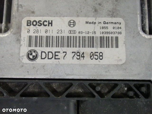 BMW E65 ZESTAW DO ODPALENIA CAS KOMPUTER 7794058 - 2