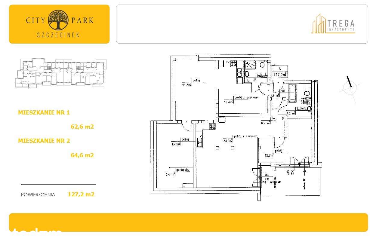 Apartament inwestycyjny nad jeziorem Trzesiecko