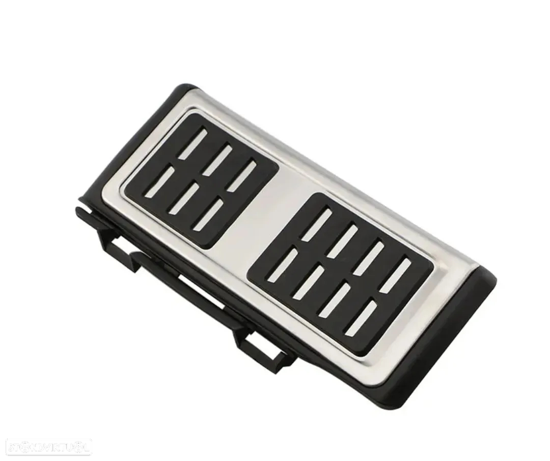 Conjunto Capas Pedais Alumínio Volkswagen Passat B8 Golf 7 8 Troc Audi Seat Leon 5F Skoda - Caixa Manual 4 peças - 5
