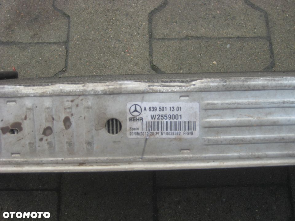 MERCEDES VITO 639 CHŁODNICA POWIETRZA 6395011301 - 3