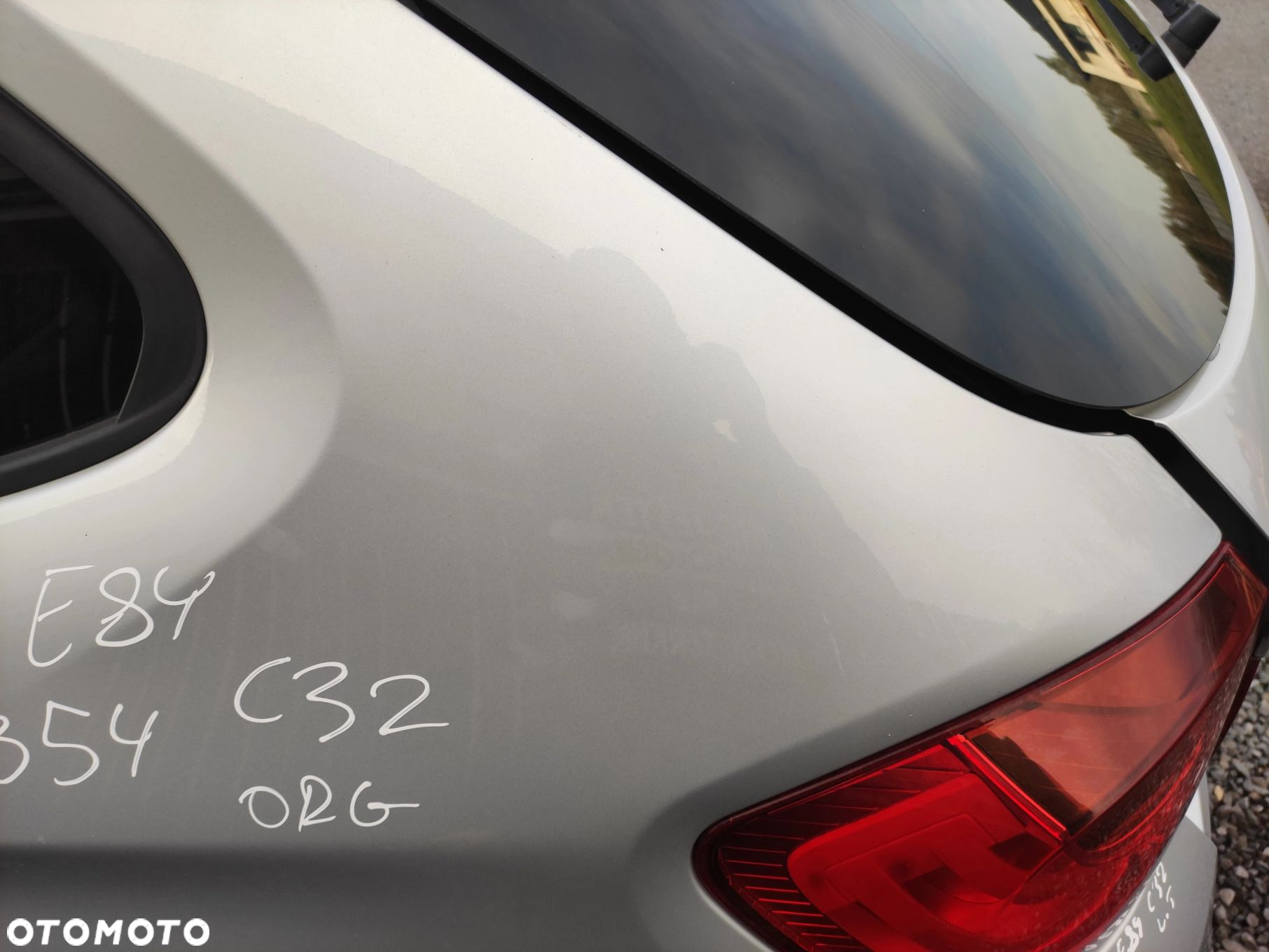 ĆWIARTKA BŁOTNIK LEWY TYŁ TYLNY BMW X1 E84 354 TITANSILBER ORG LAKIER - 2