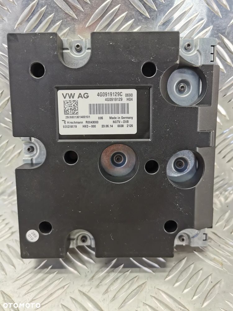 VW TOUAREG 7P 10-18R TUNER MODUŁ STEROWNIK RADIA 4G0919129C 4G0919129 C - 2
