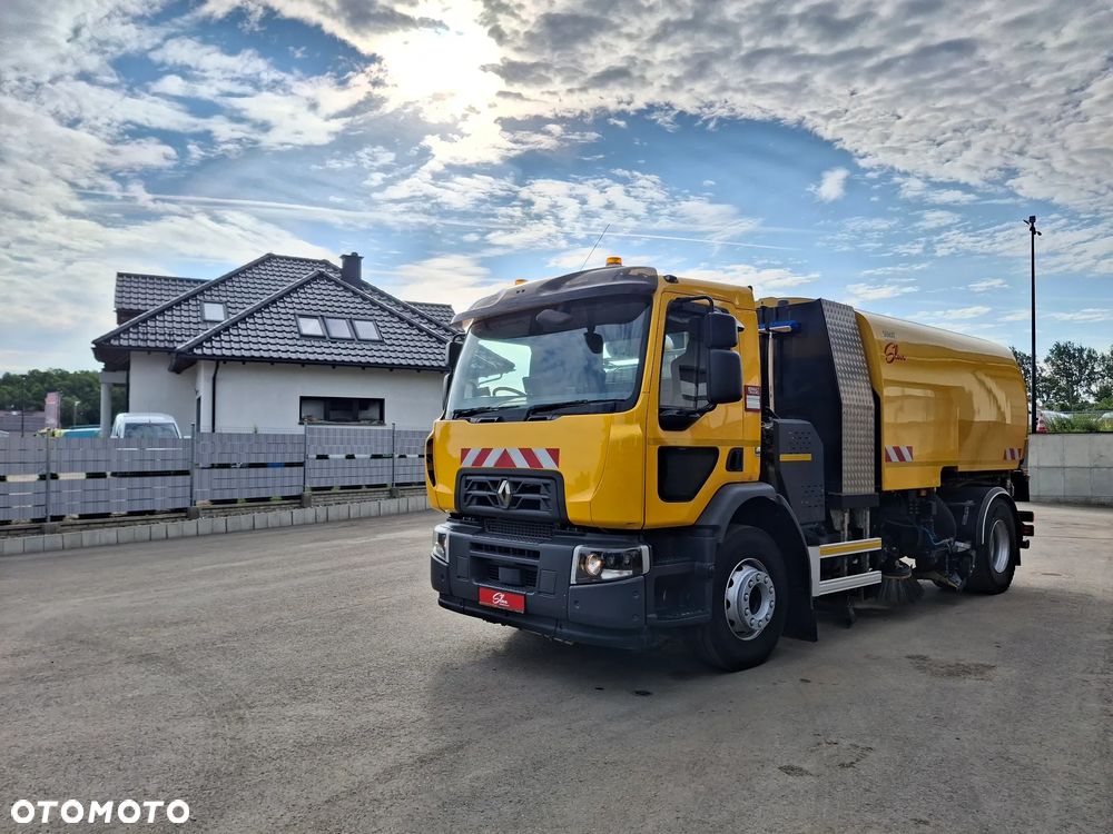 Renault C280 Zamiatarka SEMAT Zoeller FAUN Karcher 2 Silniki Rura Do Liści Listwy Ciśnieniowe Lanca 2 Zbiorniki Wody Szczotki L/R 2018r Euro 6 - 2