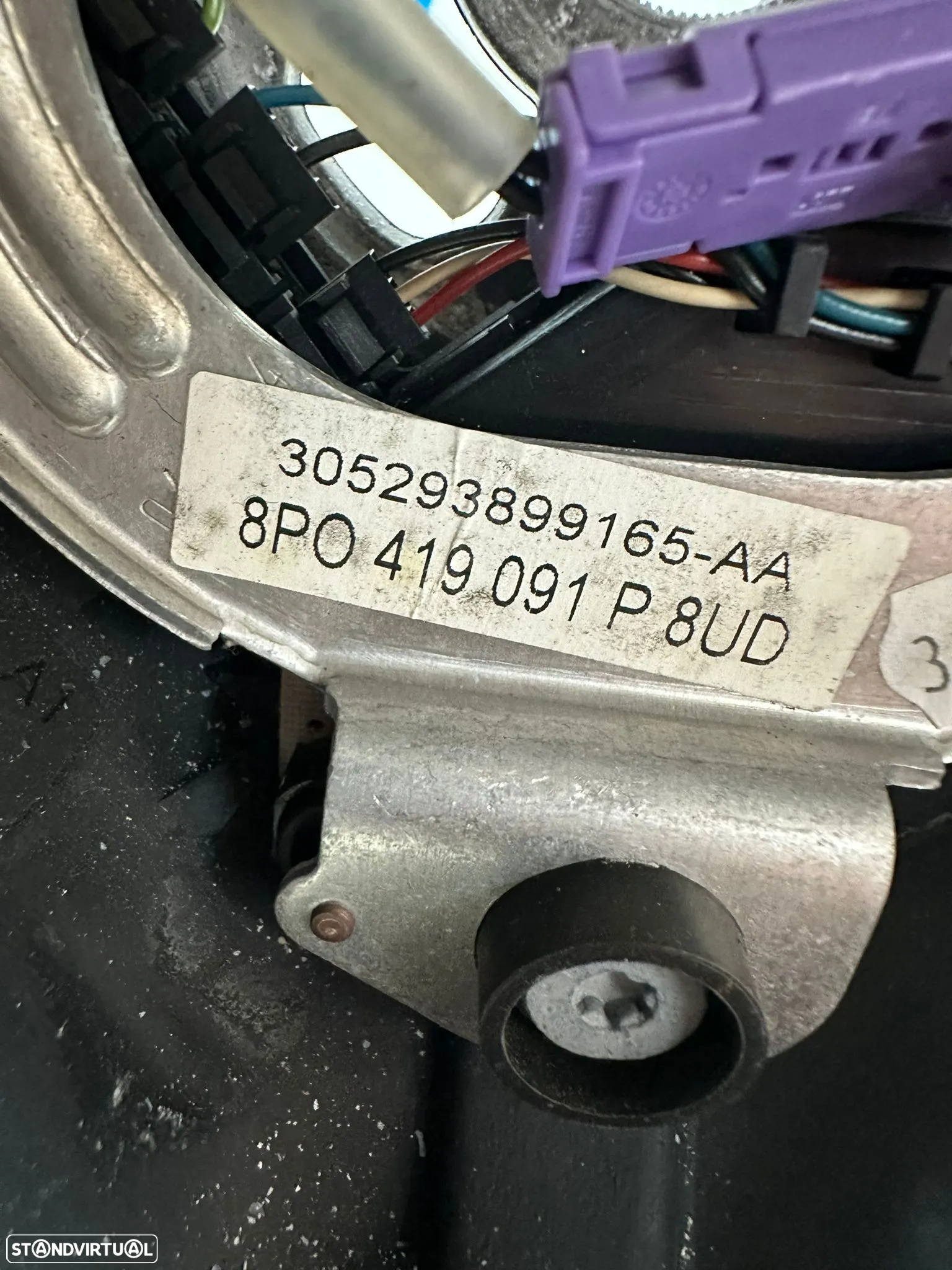 Volante Completo Pele Patilhas Original Volkswagen A3 8P DSG 8P0419091P - 8