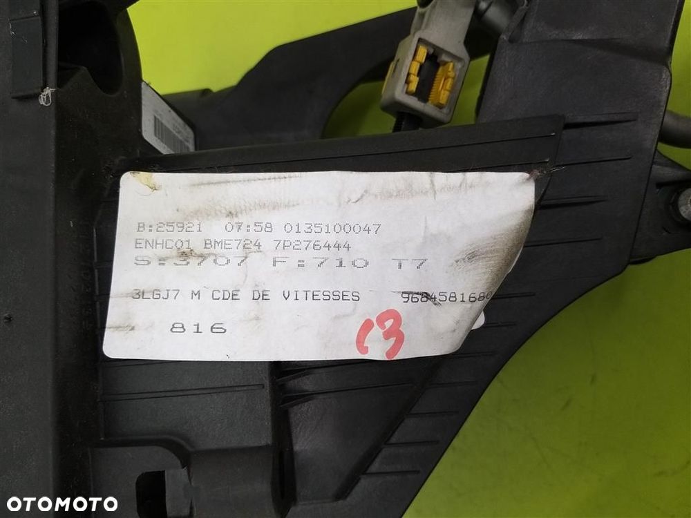 Mechanizm zmiany biegów lewarek Peugeot 308 08-13 1.6 B - 6