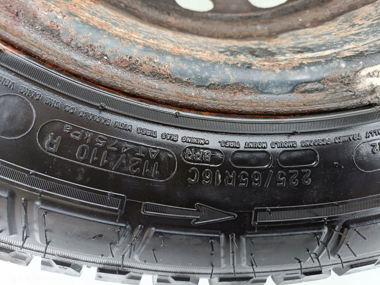 Renault Master III Movano III FELGA OPONA KOŁO Komplet felg 225/65 R16C - 13