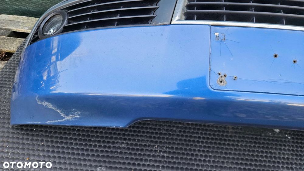 Zderzak Przód Przedni Niebieski LZ5W Belka Kratki Halogeny Audi A4 B6 Sedan Kombi - 18