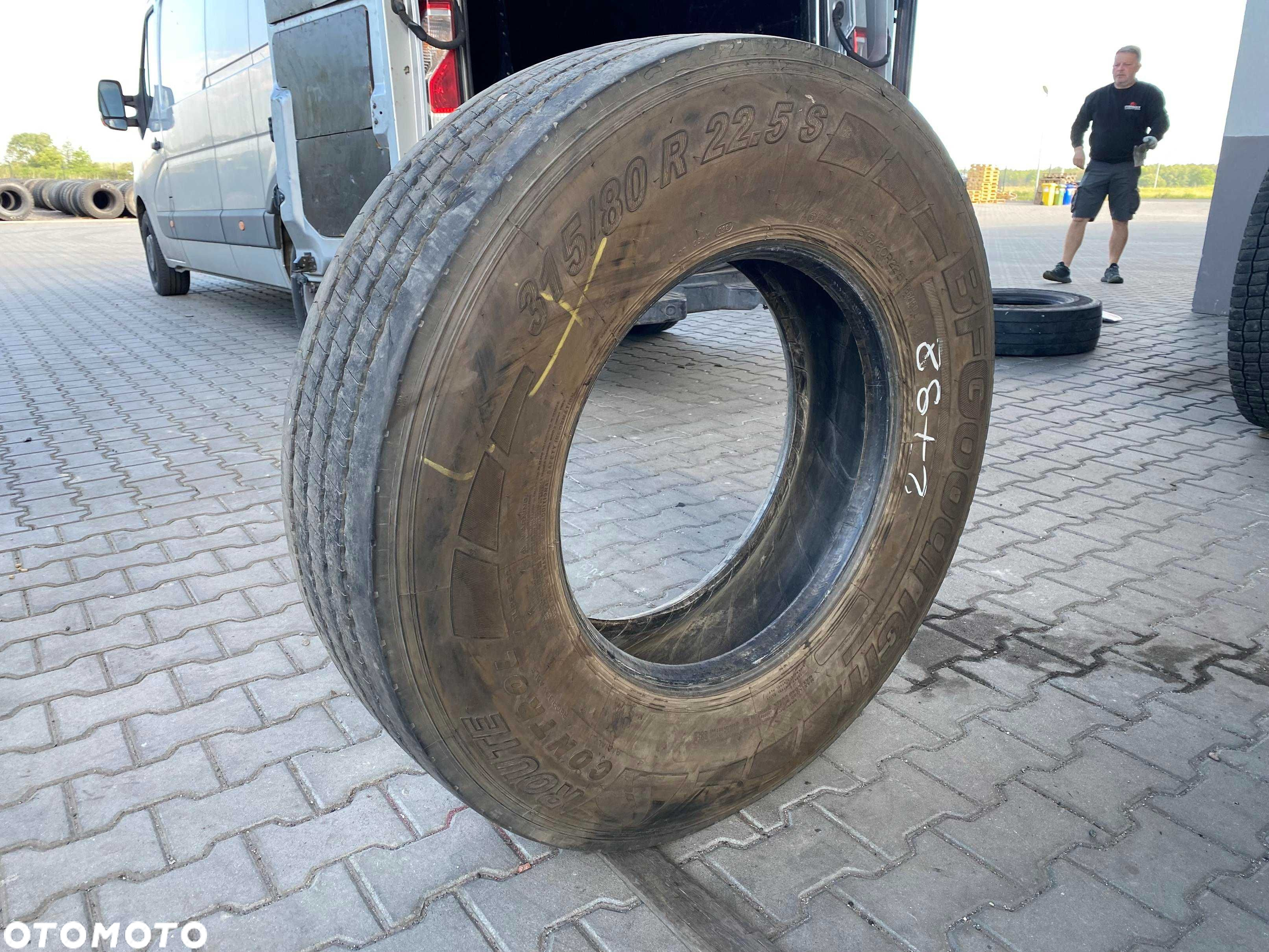 Opona 315/80R22.5 BFGOODRICH ROUTE CONTROL S Przód 9-10mm - 4