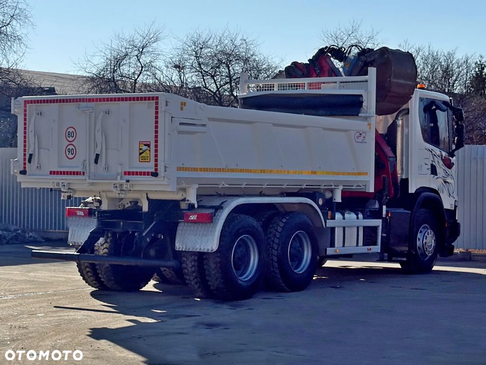 Scania SCANIA G 410 * WYWROTKA 4,90 m + BORDMATIC + HMF 1643 + PILOT * 6x4 - 8
