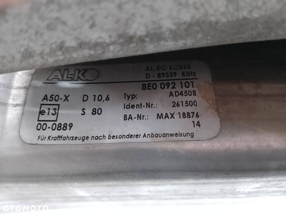 HAK HOLOWNICZY AUDI A4 B6 8E0092101  AD450B KOMBI - 2
