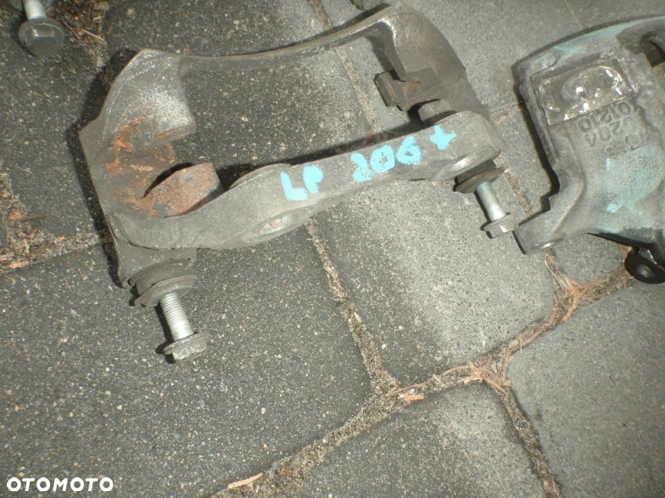 zacisk jarzmo hamulcowe tarcza klocki peugeot 206 206+ 206cc 207 306 oryginal jak nowy - 16