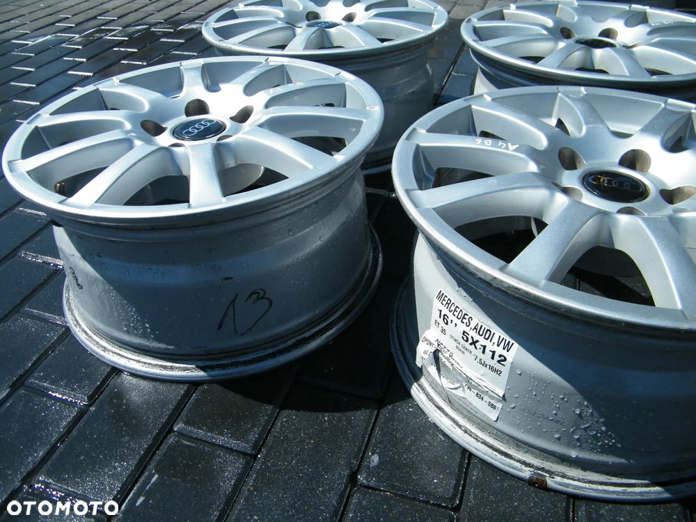 Felgi aluminiowe alufelgi komplet  5x112 ET35/ 7,5J x 16 otwór 75 - 6