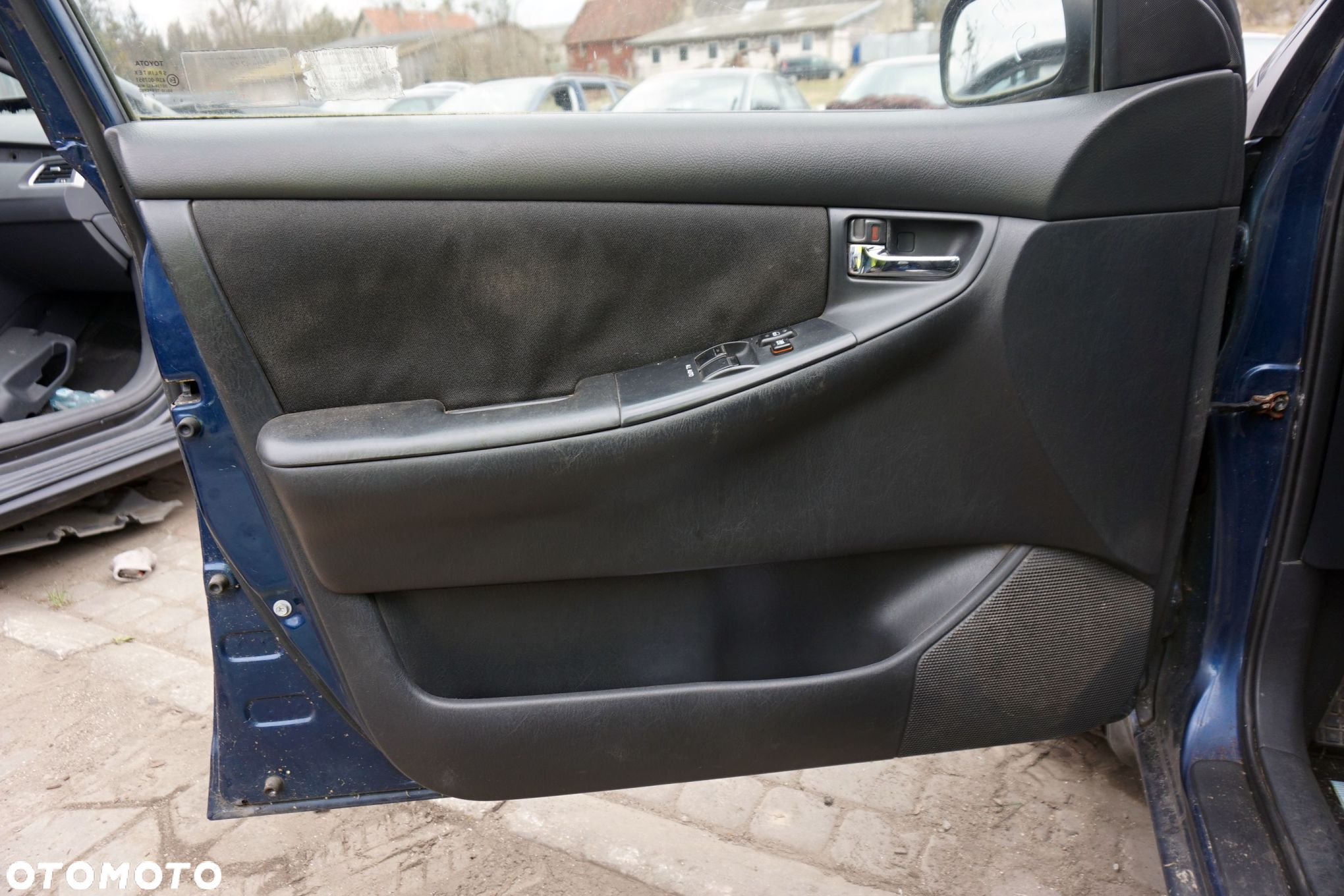 DRZWI PRZEDNIE LEWE COROLLA E12 LIFT 5D HB 8P4  GRANATOWY TOYOTA 2004-2007 - 7