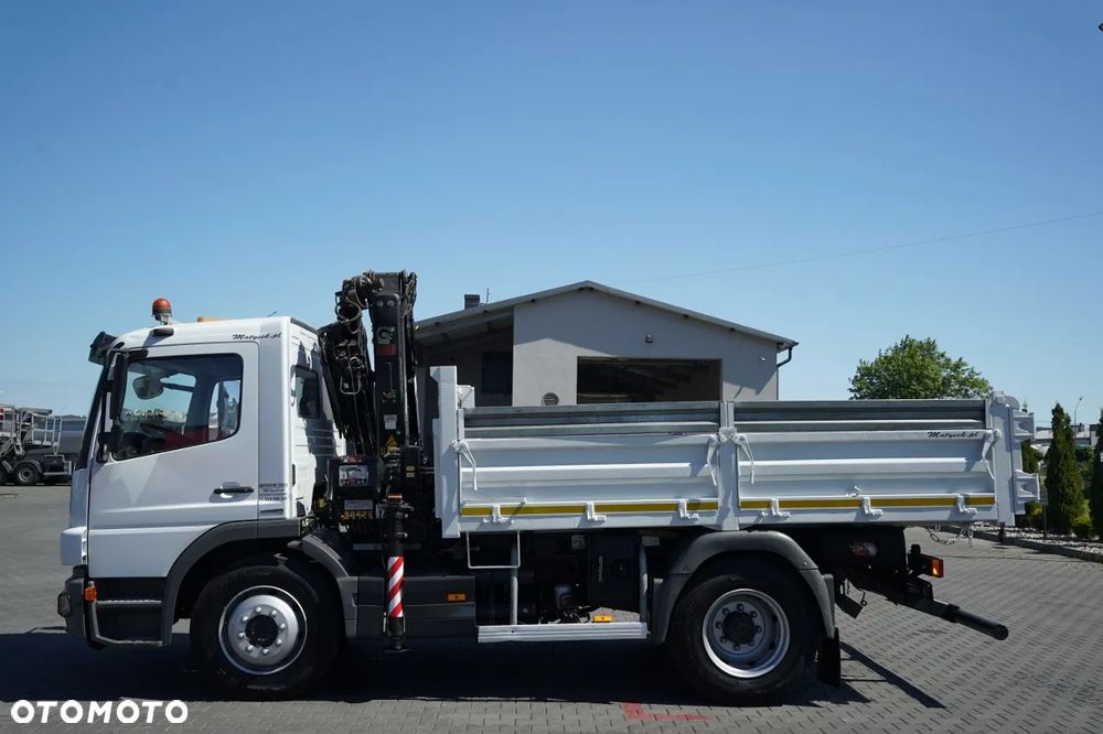 Mercedes-Benz ATEGO 15.24 / 4X2 / WYWROTKA + HDS HIAB 088 BS-2  /   ROTATOR /MANUAL - 9