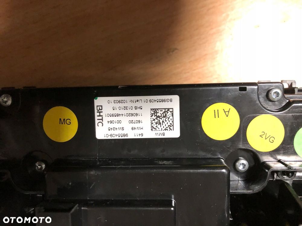 BMW G20 G21 G26 PANEL KLIMATYZACJI PRZÓD 9855409 - 4