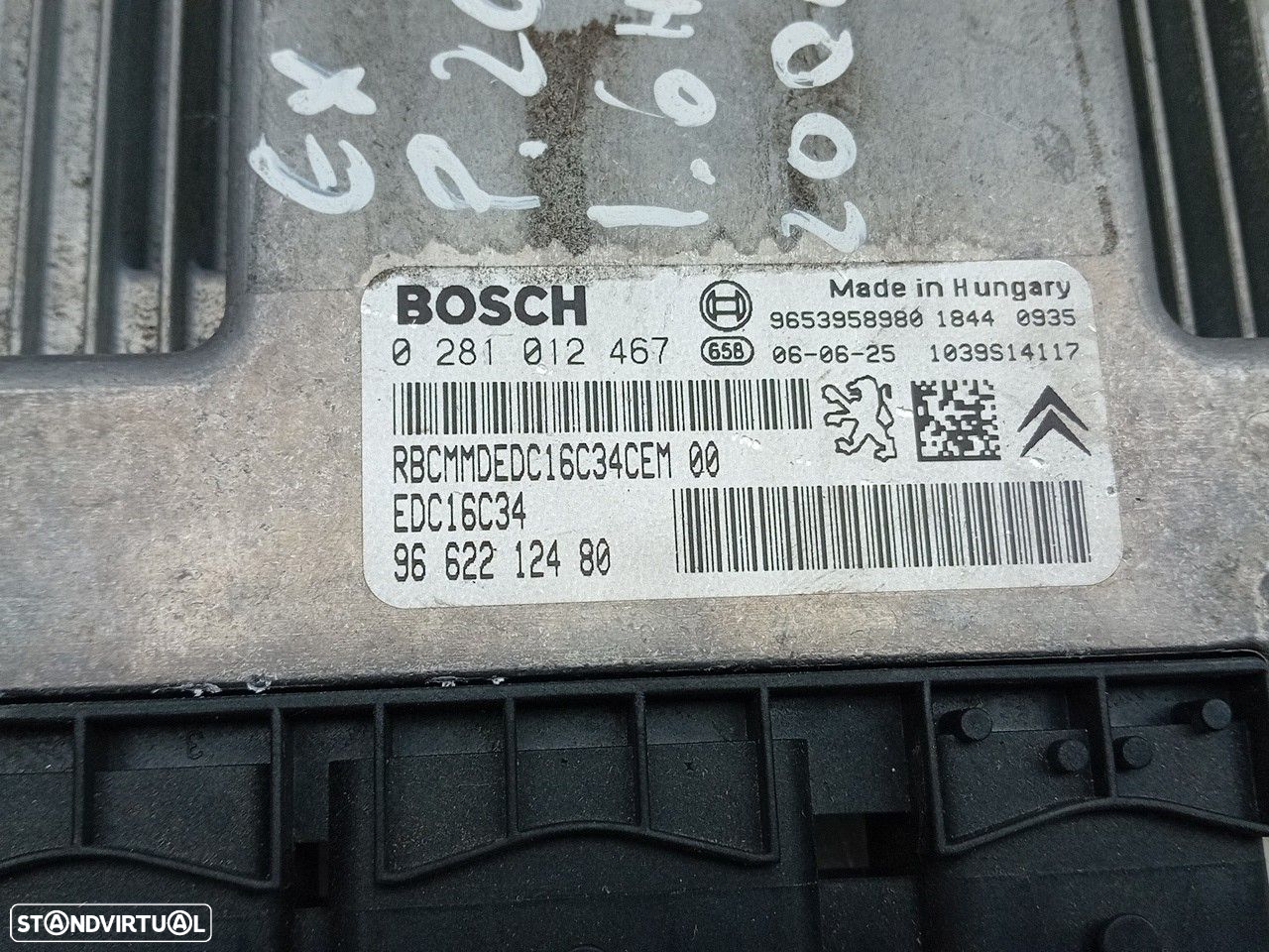 Centralina motor / ECU PEUGEOT 207 (WA_, WC_) - 4