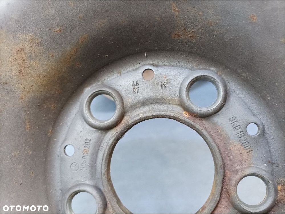 MERCEDES W124 FELGI STALOWE 6.5JX15 5X112 - 6
