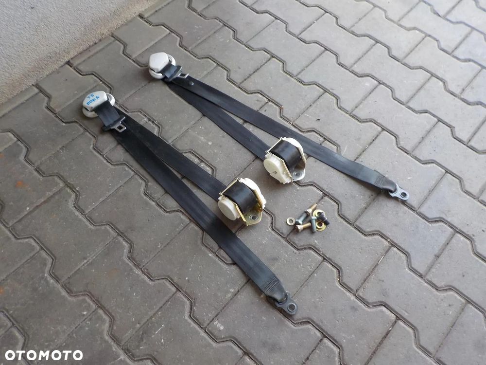 VW T5 T6 DOKA SKRZYNIOWY PASY TYŁ TYLNE KOMPLET - 2