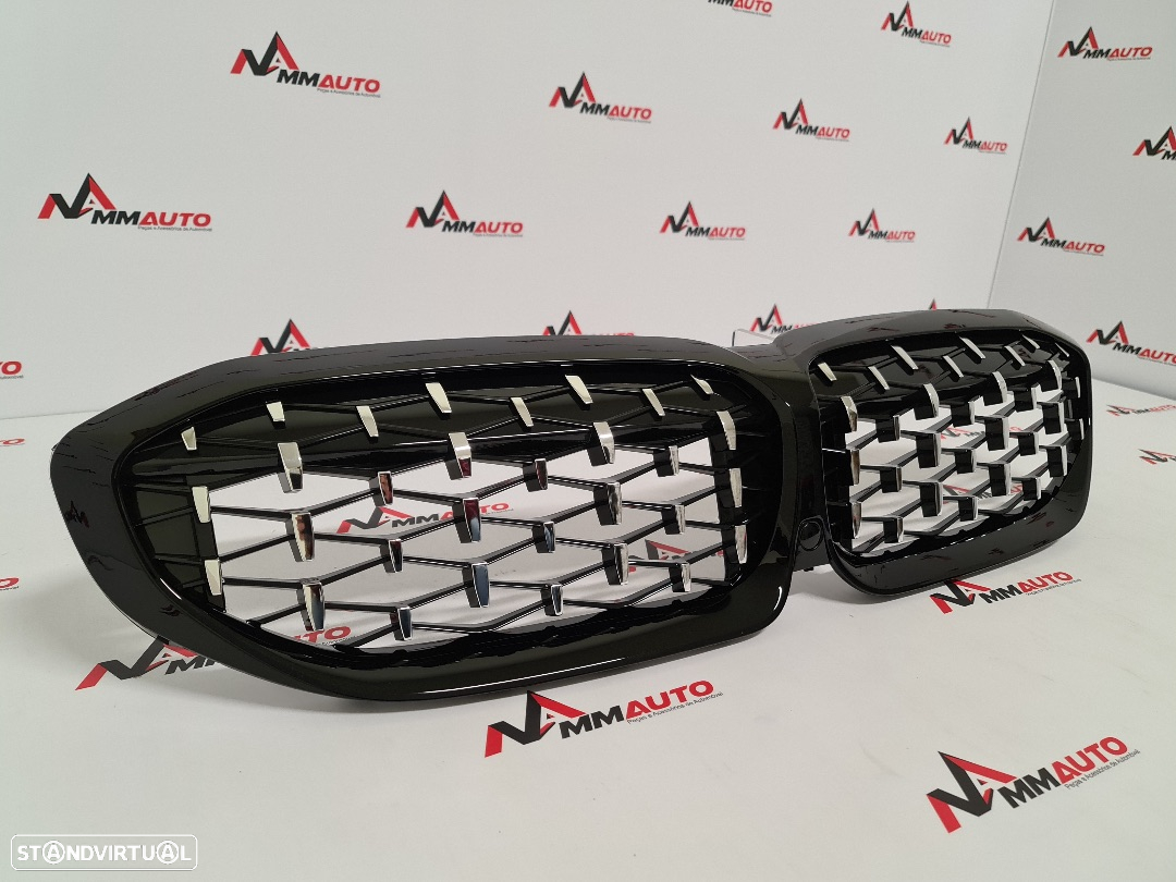 Grelha Frontal BMW Série 3 G20 G21 Diamond - 2