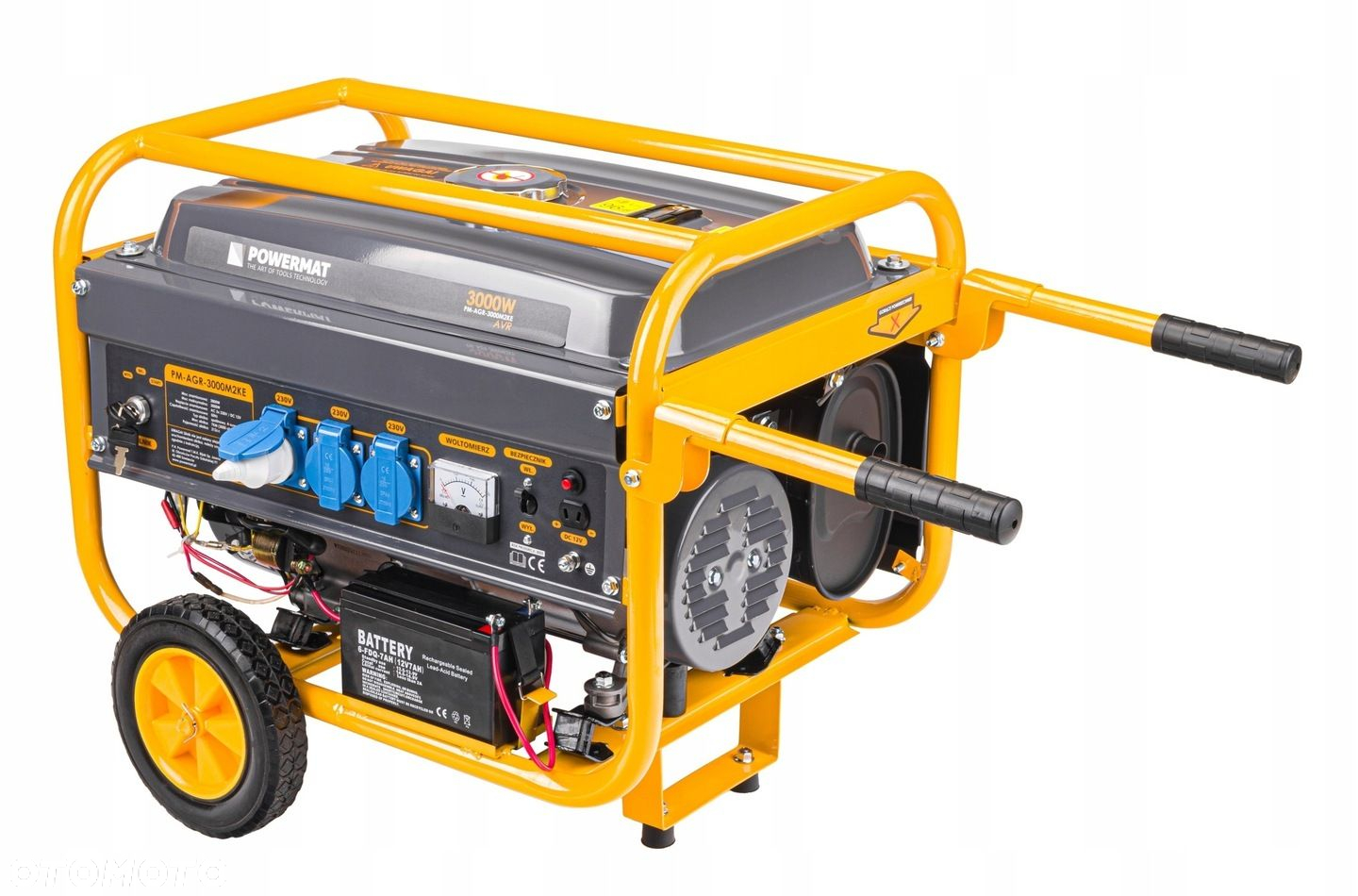 AGREGAT PRĄDOTWÓRCZY SPALINOWY 4-SUW 3000W AVR ROZRUCH AGR-3000M2KE 2x0,6L - 5