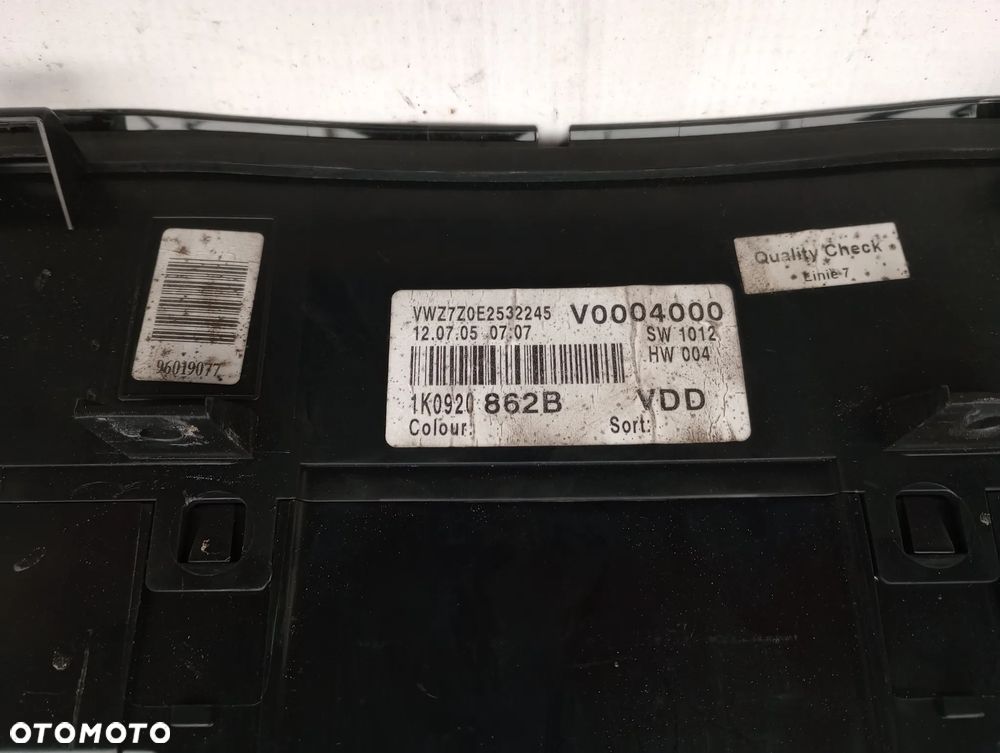 Volkswagen Golf V Licznik 1K0920862B A2C53025660 - 5
