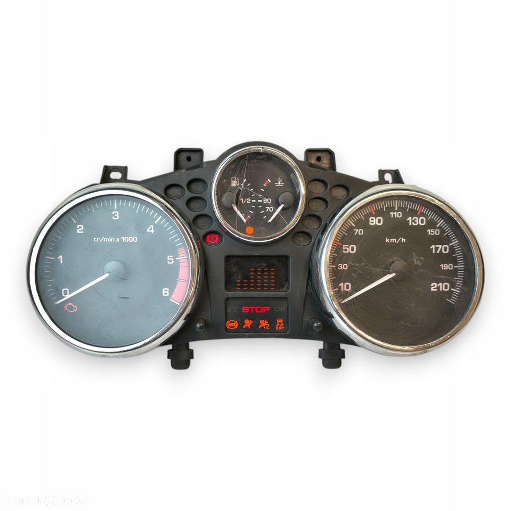 LICZNIK ZEGARY 9666637080 Peugeot 206+ 1.4 HDI Diesel europa - 1