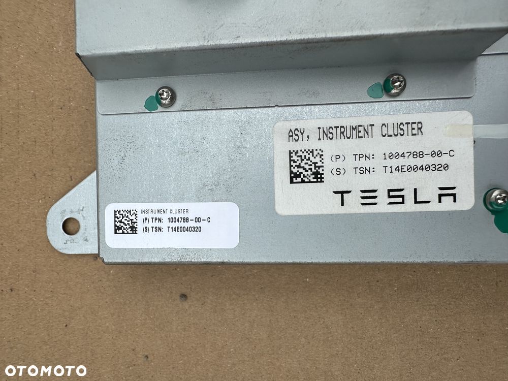 EKRAN ZEGARY WYŚWIETLACZ TESLA 1004788-00-C - 3