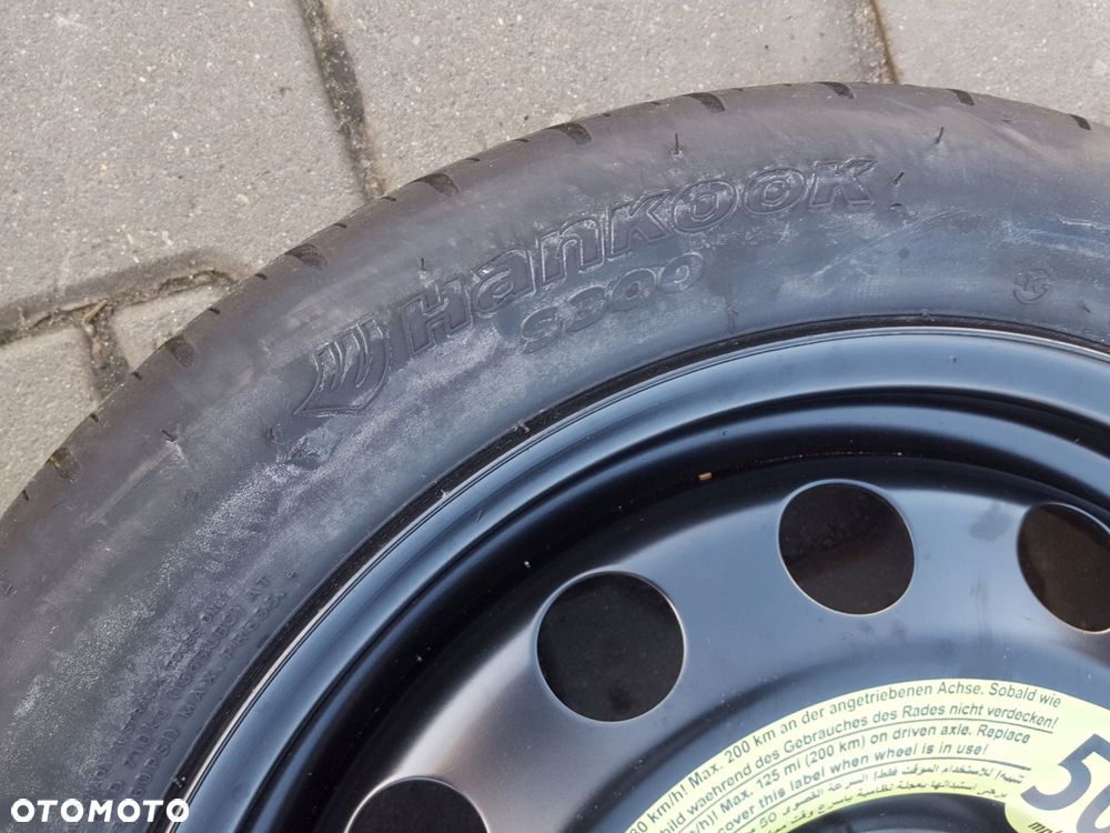 SEAT ALTEA LEON II A3 8P KOŁO DOJAZDOWE 16 5X112 LEWAREK - 5