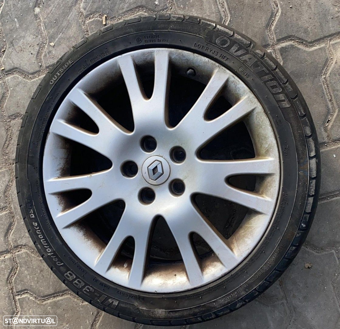 Jantes Renault R17 5x108 com pneus 225/45 - 4