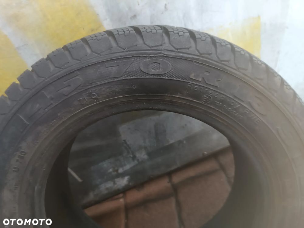 Para (2 sztuki) Opony 13" bieżnikowane, używane 145/70/13 145/70r13 , bieżnik 7 mm - 3