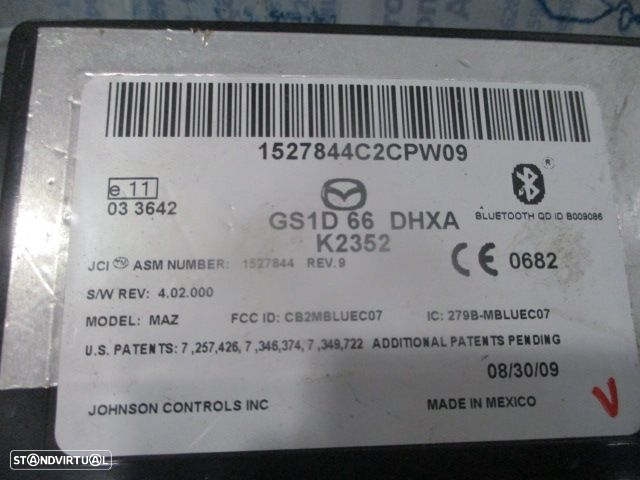 Centralina L83718881E  E6T57571H1  TD1155430   GS1E67560F   GS167UU0A  ADC5001000G  GS1D66938  5WK49005D  GS1D66DHXA  S180036011C  5WK49093  DH55675DZ   MAZDA 6 II FASE 2 2008 2 FASE 2 1.8I 120CV 5P CINZA  ORIGINAL - 20
