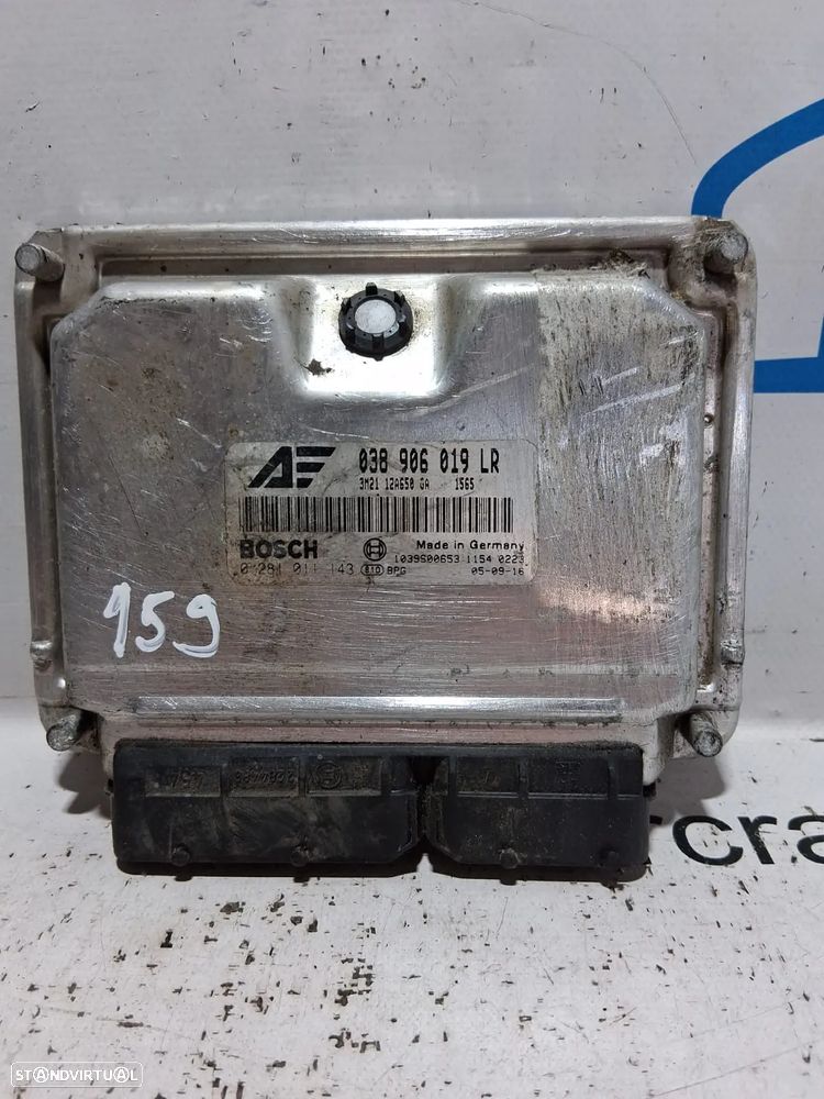 .Centralina Motor Bosch VW VAG Ford Galaxy 1.9 TDi AUY 115cv 038 906 019 LR / 3M21-12A650-GA / 0 281 011 143 - 3