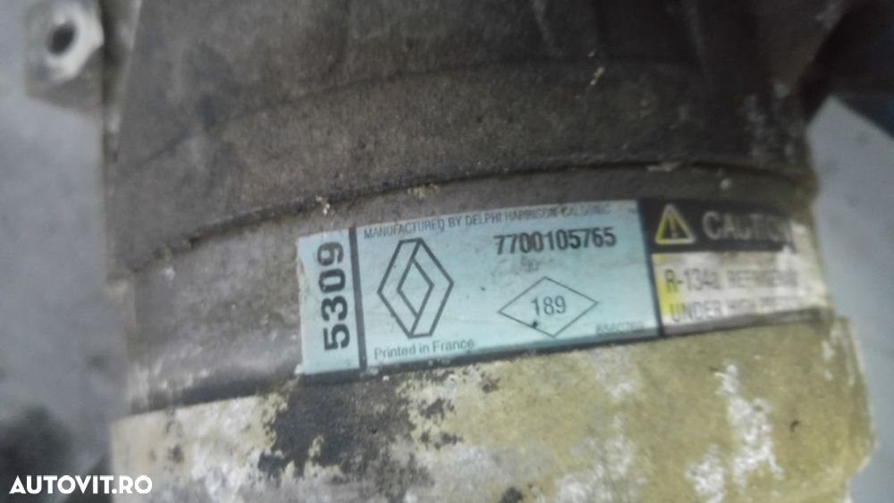 compresor clima ac 1.9 d renault scenic 1 1999-2003 7700105765 - 3
