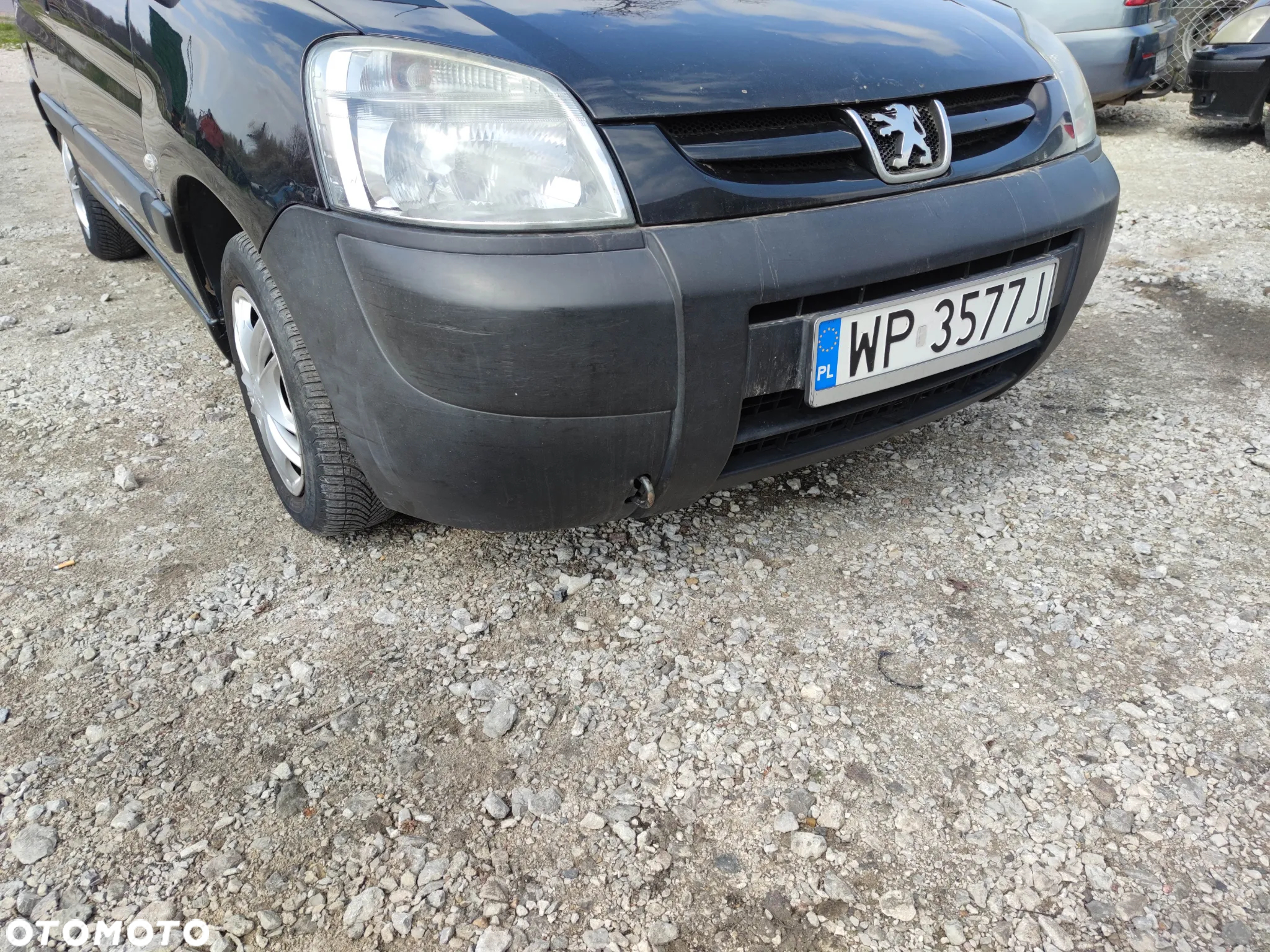 Peugeot partner I lift citroen Berlingo przód kompletny EXYB maska zderzak lampy błotniki pas przedni atrapa chlodnice - 10
