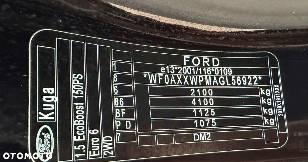 Ford Kuga 1.5 EcoBoost FWD Titanium ASS GPF - 10