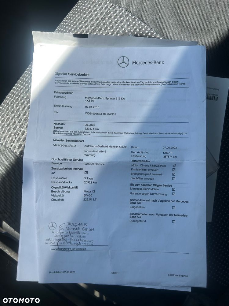 Mercedes-Benz Sprinter 316 hak 3500kg - 29