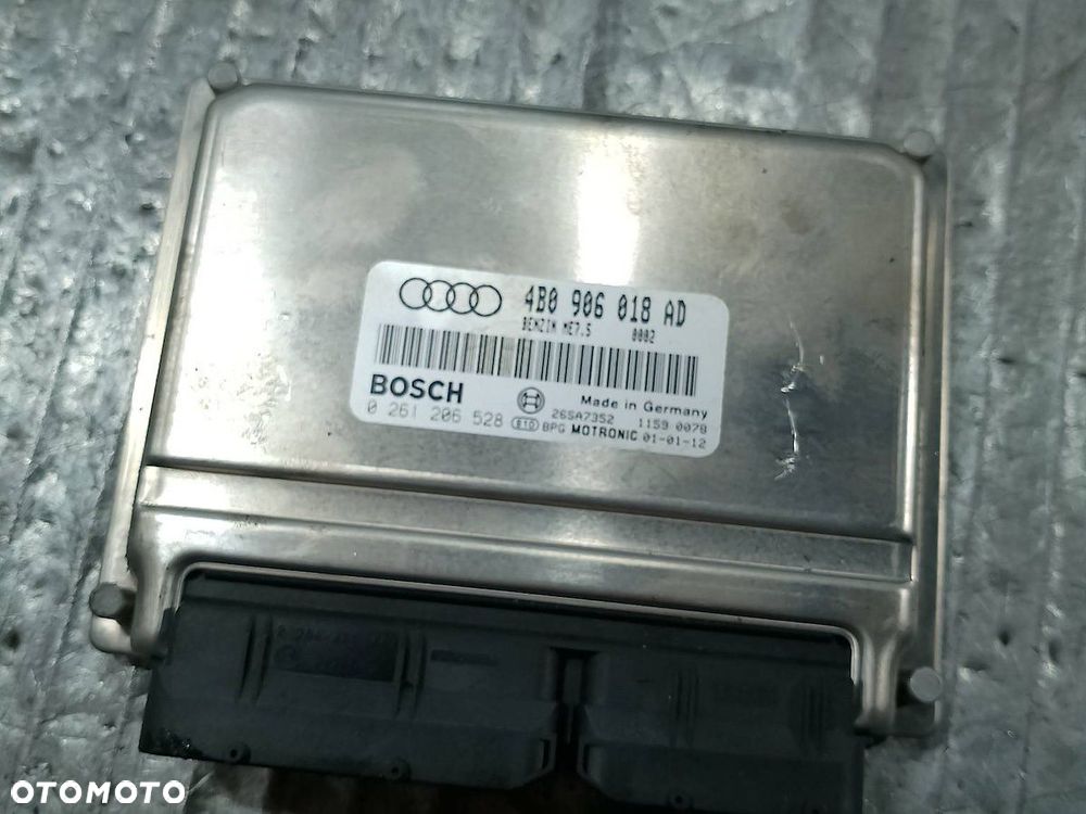 KOMPUTER, STEROWNIK AUDI A6 C5 4B0906018AD  0261206528 1.8 T - 1