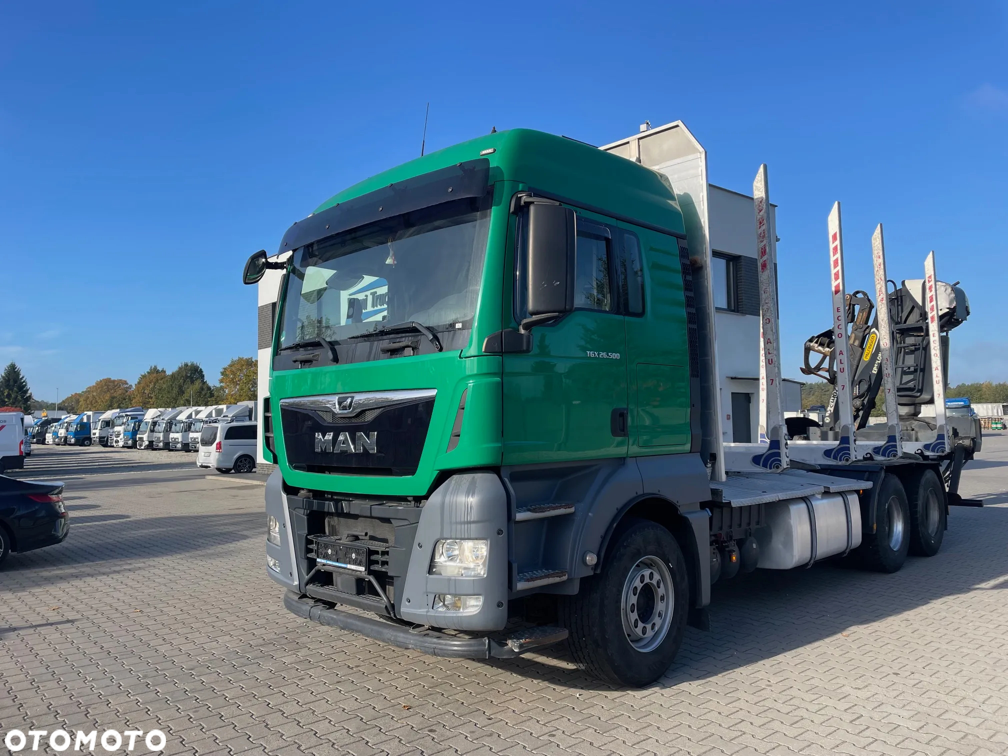 MAN TGX 26.500, 6x4, HDS EPSILOM M12Z, do transportu drewna. - 2