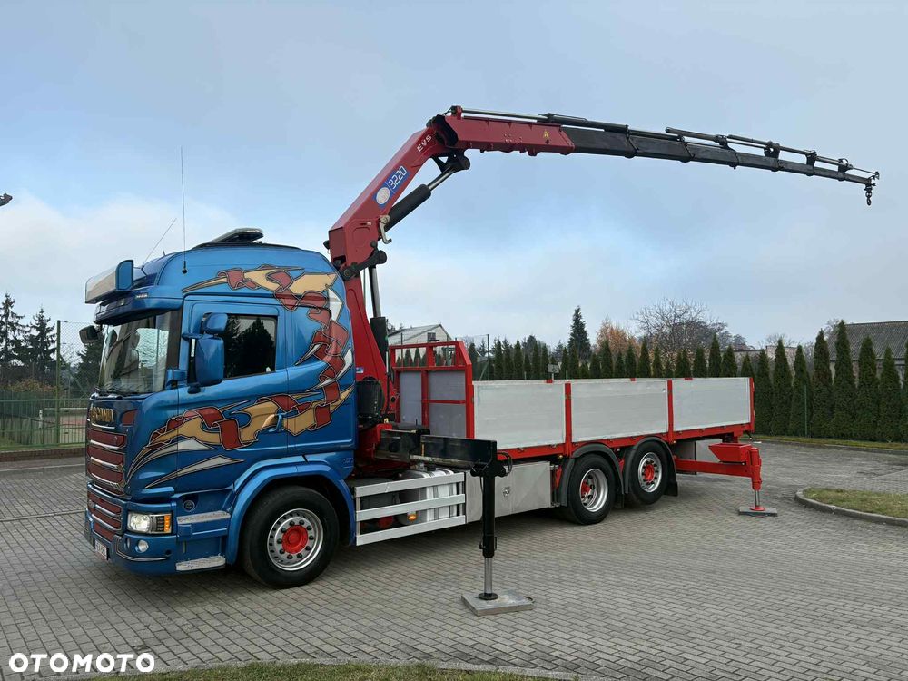 Scania G490 6x2 HDS HMF 3220 K-7 ŻURAW CRANE - 1