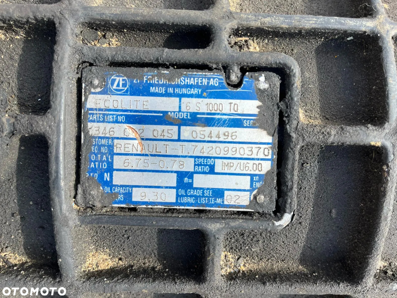 Skrzynia Biegów Renault Volvo ZF Ecolite 6 S 1000 Kompletna Silnik DXI Możliwość Wysyłki - 2