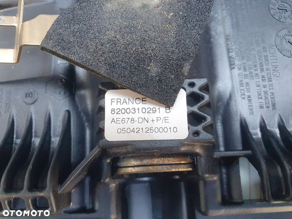 RENAULT SCENIC II AIRBAG PODUSZKA POWIETRZNA KIEROWCY KIEROWNICY 8200310291B POSIADAM 3SZT - 8